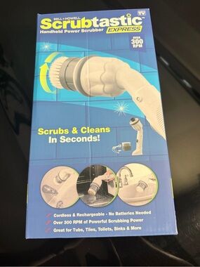 Handheld power scrubber